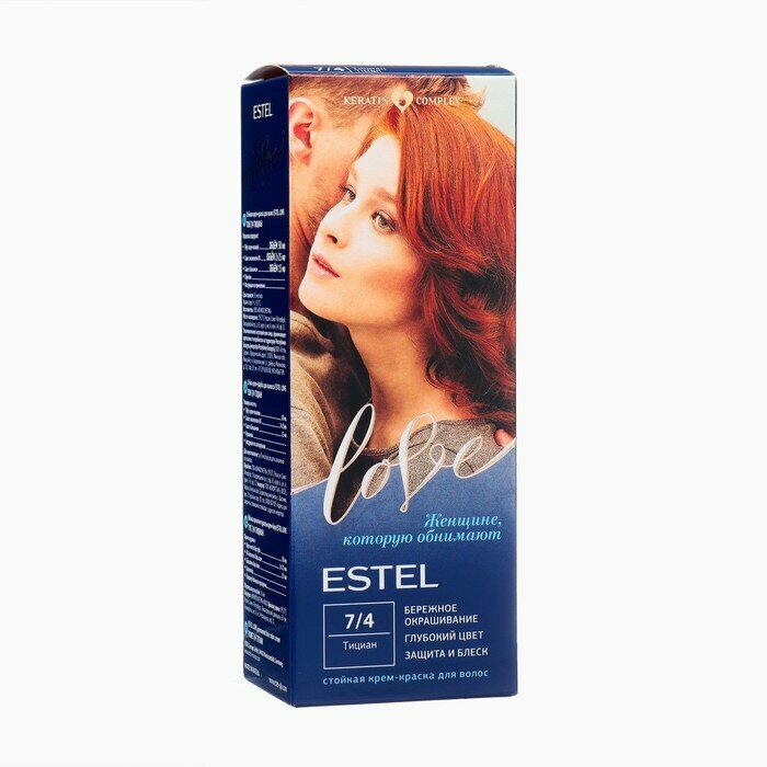 Стойкая крем-краска для волос ESTEL LOVE тициан 9915948