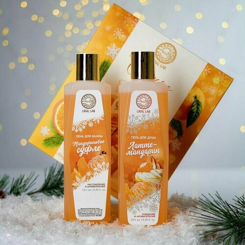 Набор Сочное настроение гель для душа и пена для ванны 2х250 мл 1356₽