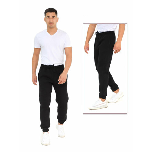 фото Брюки samo, размер 50, черный