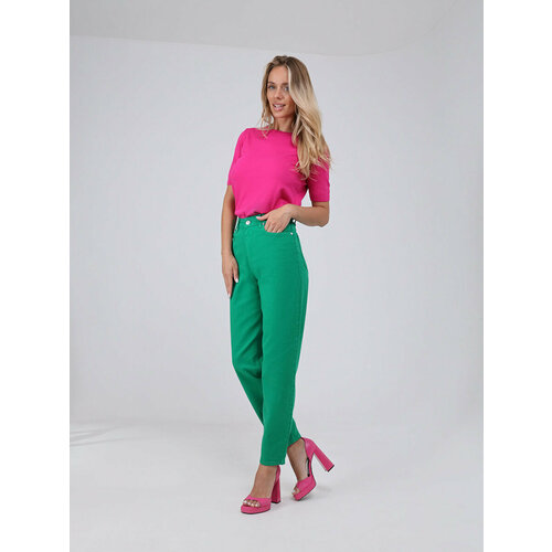 фото Брюки vitacci, размер 40-42, зеленый