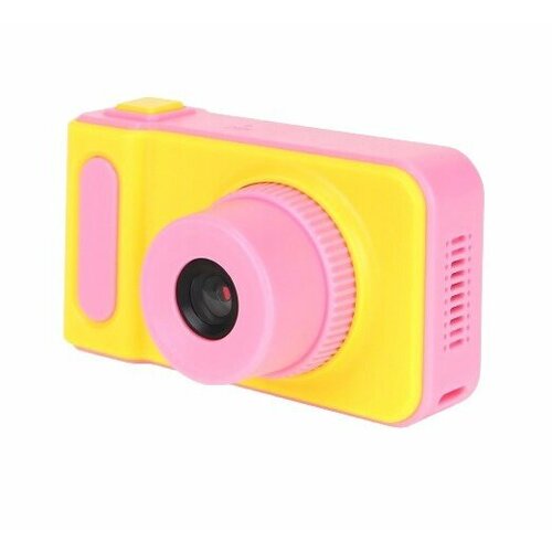 Детский цифровой фотоаппарат Kids Camera Summer Vacation желтый со встроенными играми 95900₽