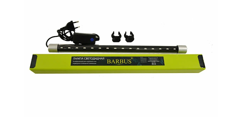 Аквариумная лампа, светодиодный светильник Универсальный 40 см ( Микс ) LED 035 BARBUS