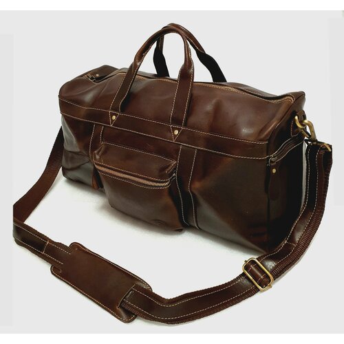 фото Сумка дорожная black buffalo bags, 15х25х48 см, ручная кладь, коричневый