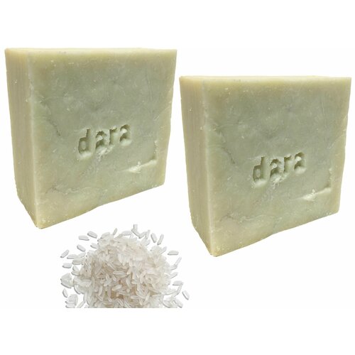 Dara Sabun Натуральное Турецкое мыло рисовое 2 шт. увлажнение, 140 гр. Дара сабун оливковое мыло для лица dhc olive soap 90 гр