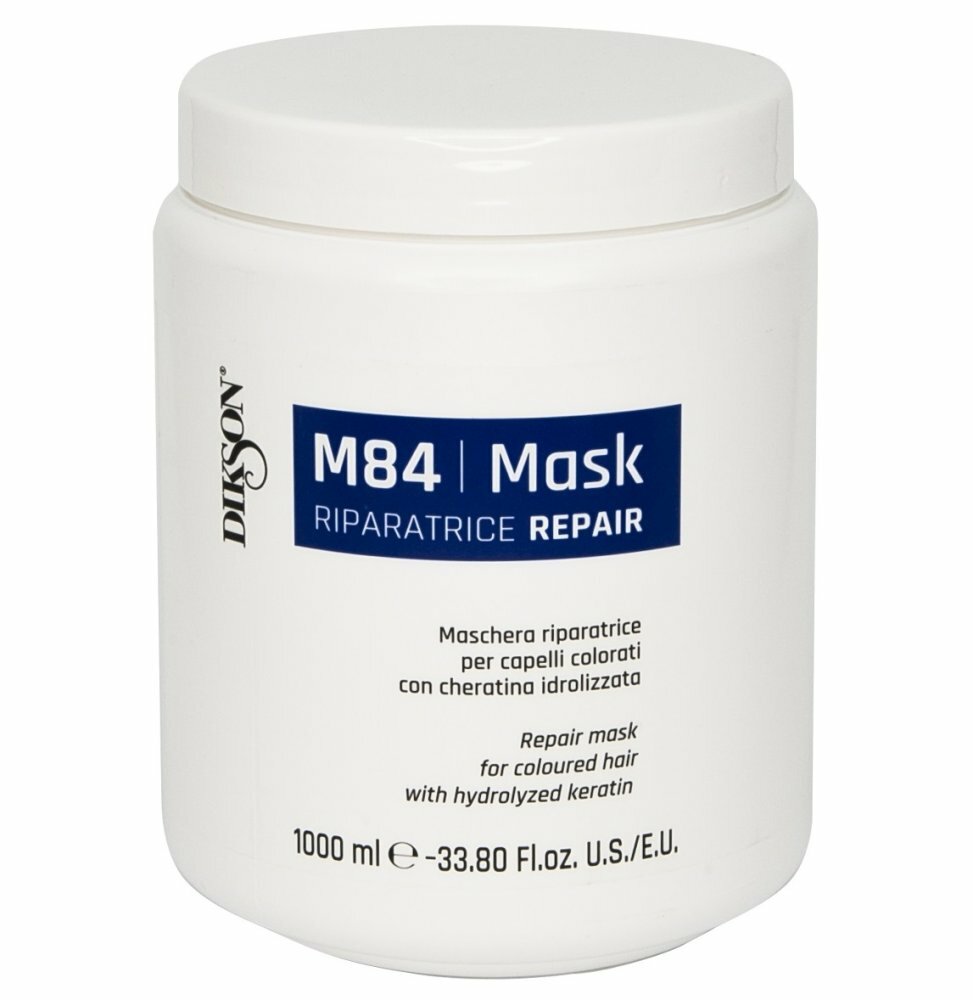 Восстанавливающая маска для окрашенных волос с гидролизированным кератином Mask R Repair M84 834, 1000 мл