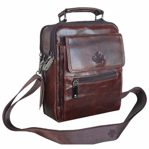 фото Сумка барсетка , коричневый нет бренда