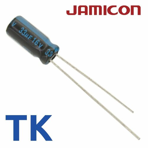 33мкФ 16В / TK / 5x11 / 105 С / конденсатор электролитический (10шт)