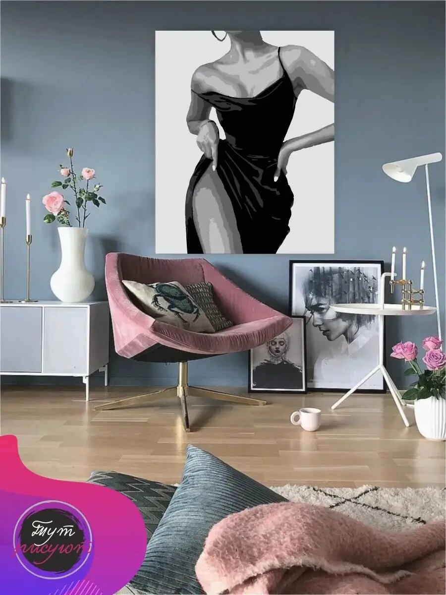 хенттай личинки Картина по номерам на холсте эротика (Хентай, Этти, девушка, nude) - 7103 Г  30x40 — купить в интернет-магазине на Яндекс Маркете