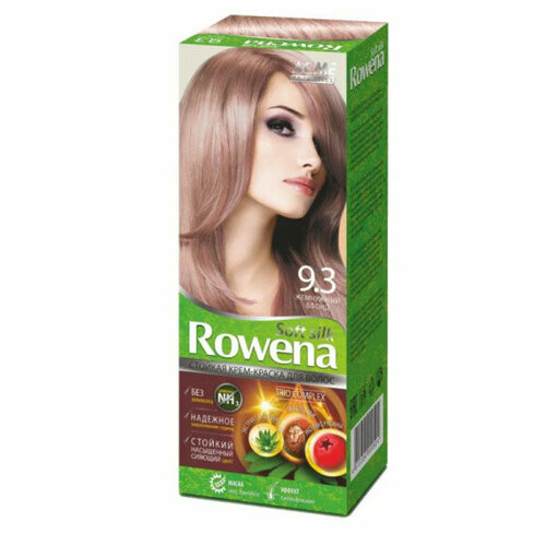 Крем-краска для волос Rowena Soft Silk стойкая тон 93 жемчужный блондин 292₽