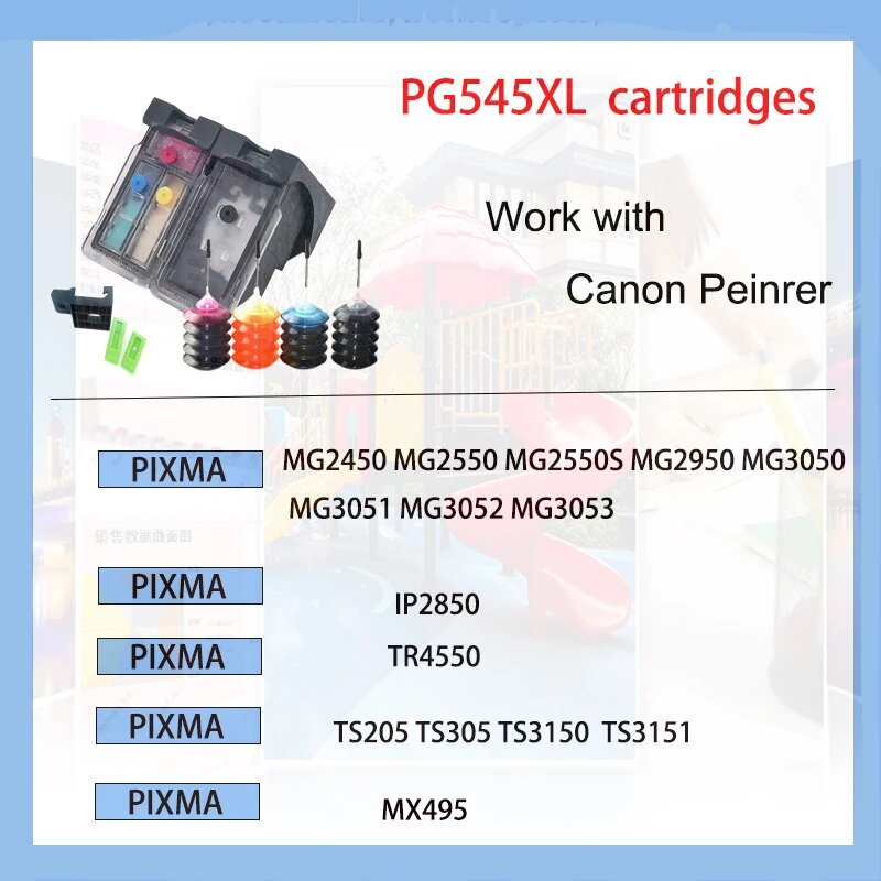 Vilaxh Совместимые картриджи PG545 CL546 для Canon, 1set — фото 1