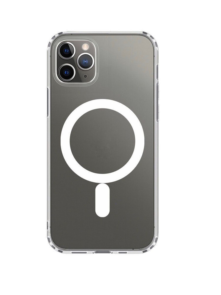 Прозрачный Магнитный Чехол для iPhone 11 Pro Max