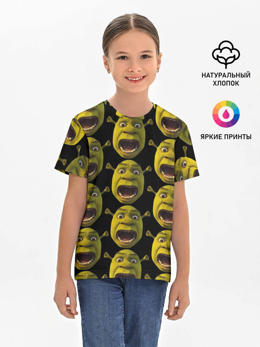 Футболка хлопковая детская ШРЕК НАВСЕГДА