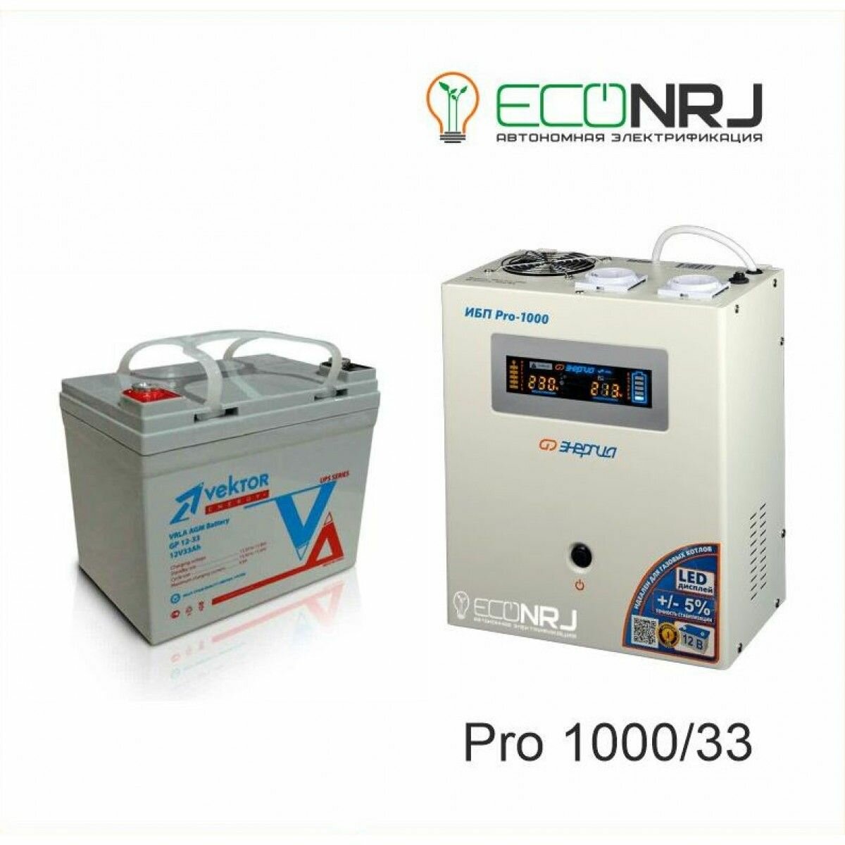 Энергия PRO-1000 + Vektor GL 12-33