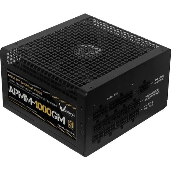 Блок питания Formula ATX, 1000W, APMM-1000GM Gen.5 80+ gold (APMM-1000GM)