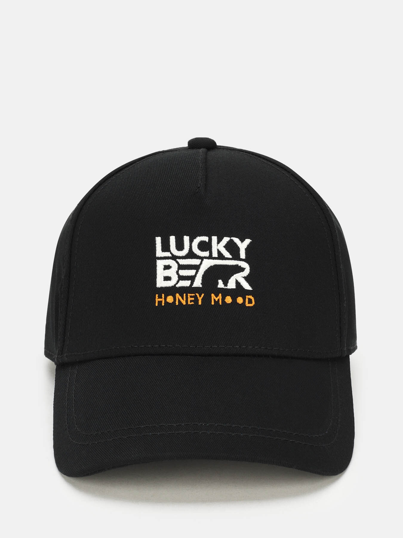 Бейсболка Lucky Bear для мужчин и женщин, размер Б/Р, черный — фото 1