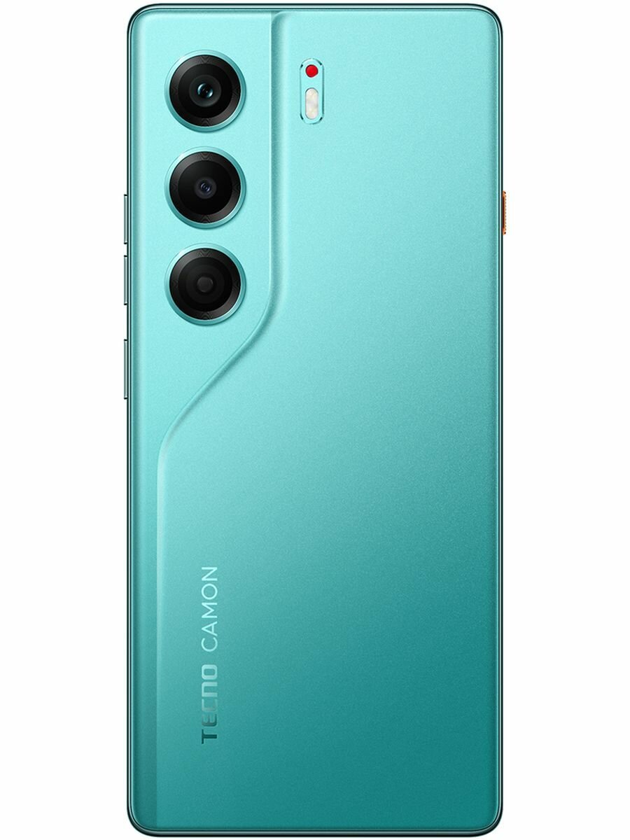 Смартфон TECNO Camon 40, 8ГБ/256ГБ, камера 50МП, AMOLED-дисплей Emerald Lake Green — фото 1