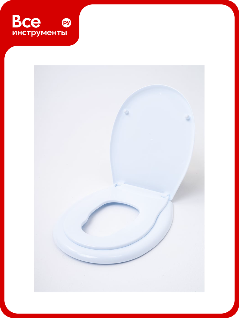 Сиденье для унитаза семейное с детской накладкой 2 в 1 VIRPLAST 20985578