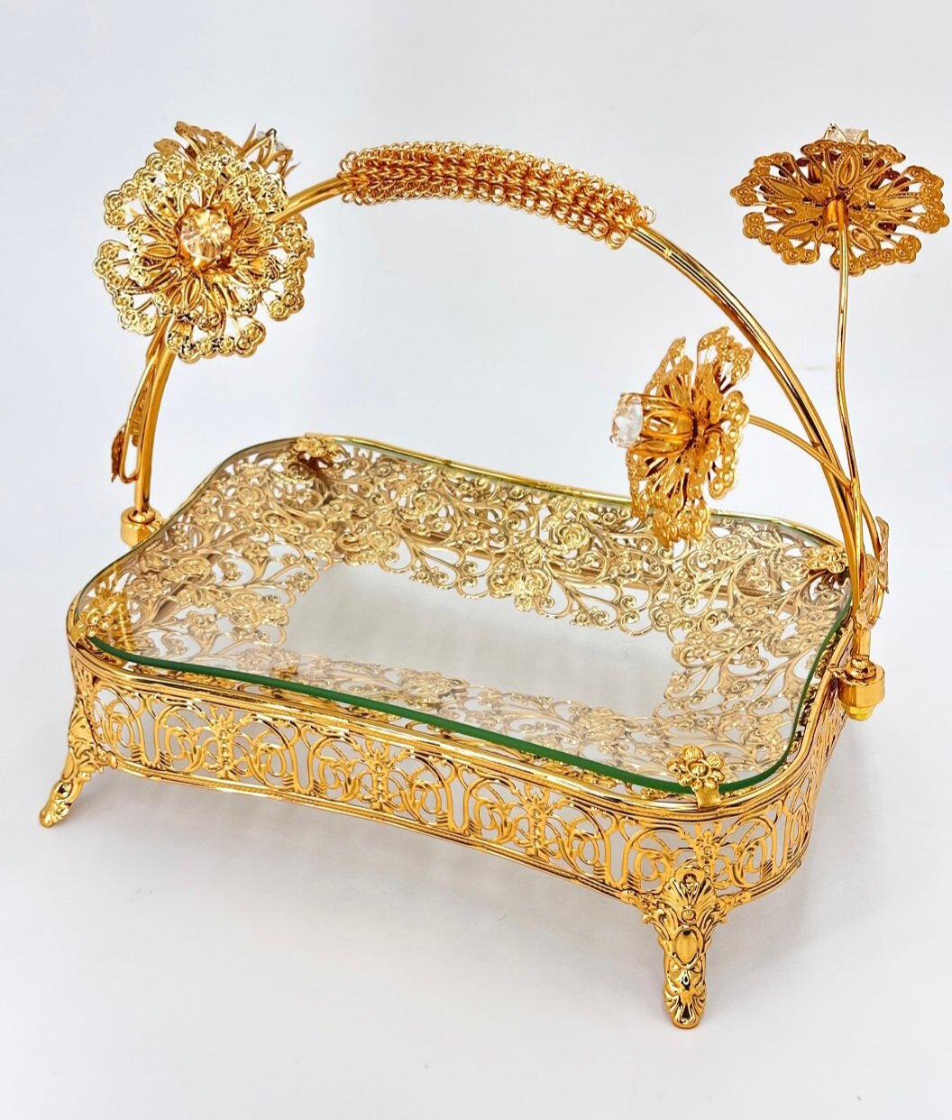 Богема ваза, посуды для сервировки сладостей, мясное ассорти и фруктов