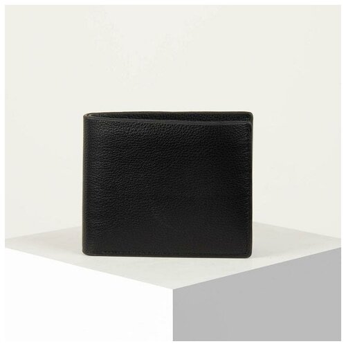 фото Кошелек , без застежки, отделения для карт и монет, черный