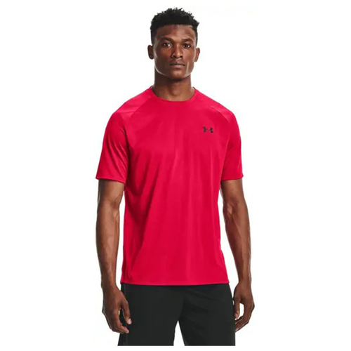 Футболка спортивная Under Armour, размер M, красный футболка under armour ua hg armour nov ss дети 1370174 001 ysm