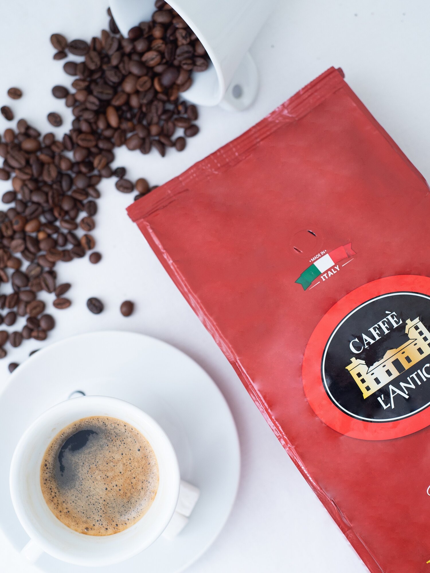 Кофе в зернах Caffe Lantico Rosso, 1 кг - фото №3
