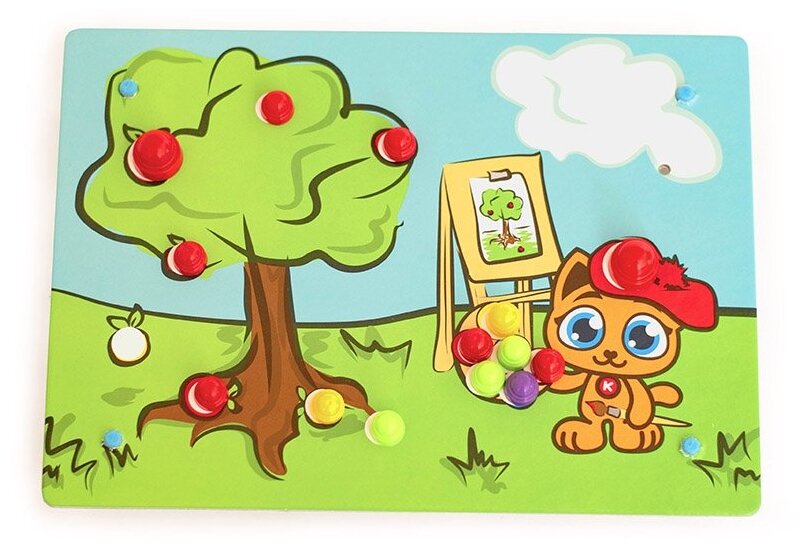 Мозаика KNOPA "Рисуй, стирай. 4" - фото №4