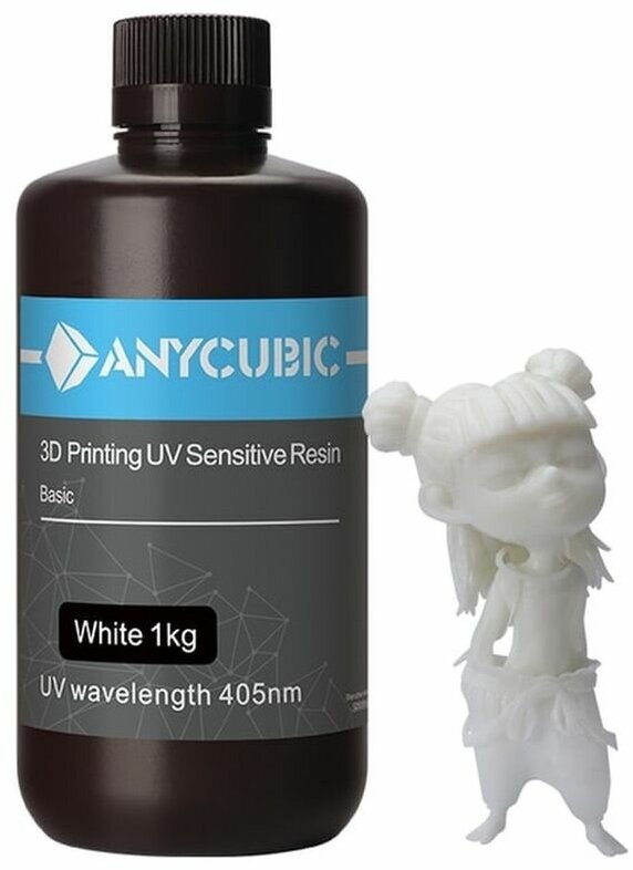 Фотополимерная смола Anycubic Basic Белая 1кг