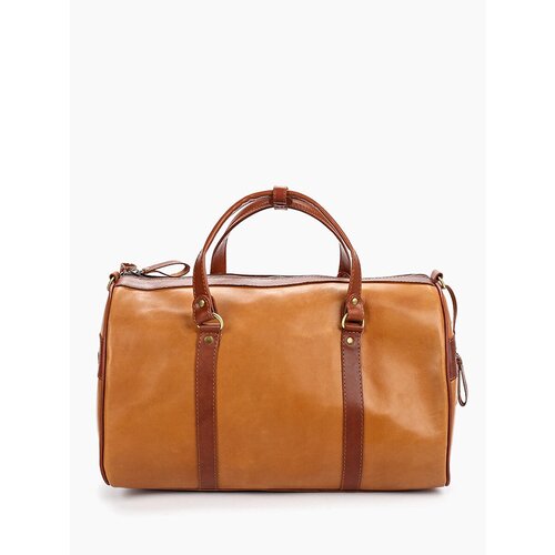 Сумка Olio Rosti повседневная, натуральная кожа, вмещает А4, внутренний карман, регулируемый ремень, бежевый