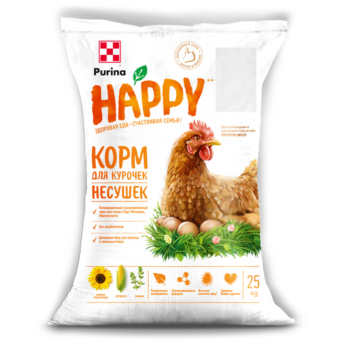 Purina® HAPPY корм для курочек-несушек, Старт (Комбикорм для молодняка яичной птицы Стартер Purina® SPECIAL)