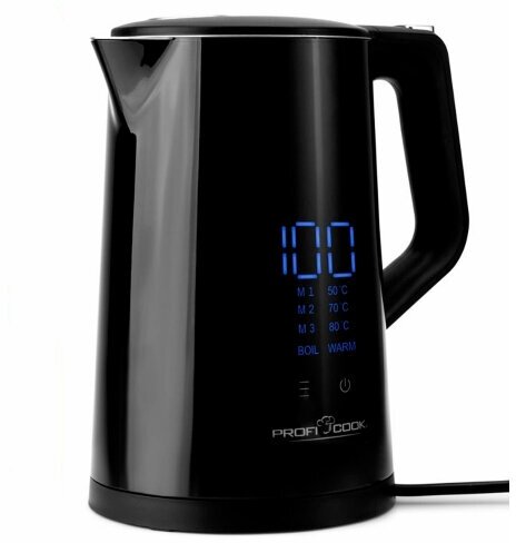 Чайник Profi Cook PC-WKS 1243 schwarz