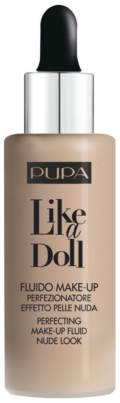 Pupa Совершенствующий флюид для макияжа LIKE A DOLL тон 30 Естественный бежевый