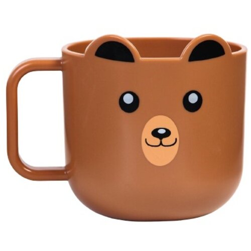 фото Кружка детская 260 мл., "мишка", цвет коричневый 4591083 сима-ленд