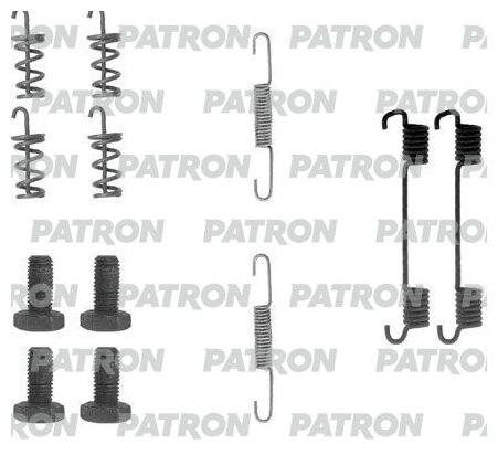 Ремкомплект тормозных колодок PATRON PSRK0024