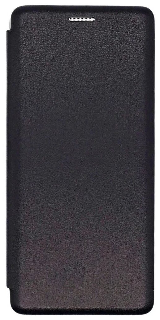 Чехол книжка Realme C31 черный противоударный откидной с подставкой кейс с магнитом защитой экрана и отделением для карт