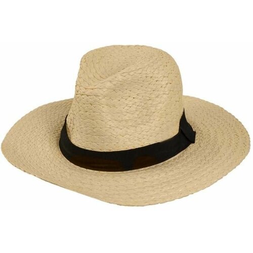 Шляпа  летняя, размер 58, бежевый