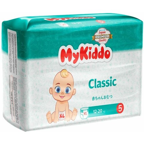 Подгузники-трусики MyKiddo Classic XL 12-20кг 34шт