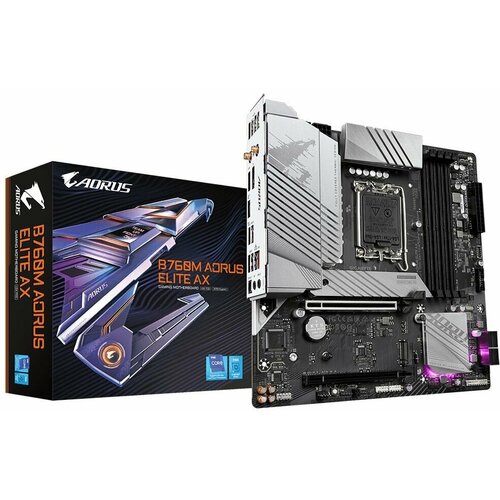Материнская плата Gigabyte B760M AORUS elite AX DDR5 2150000₽