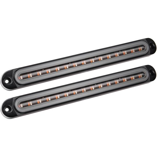 Задние фары LED 3-режима габариты/стоп сигнал/поворотник, прозрачное стекло (30 диодов) 2 шт. 12-24V 2шт.