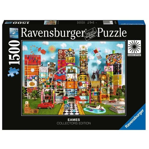 Пазл Ravensburger 1500 деталей: Карточный домик Фэнтези 171910 пазл ravensburger 1000 деталей книжный магазин фэнтези