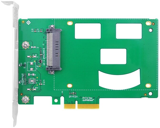 Адаптер 2.5" U2 TO PCIEX4 NVME SSD LRNV9411 LR-LINK - фото №1