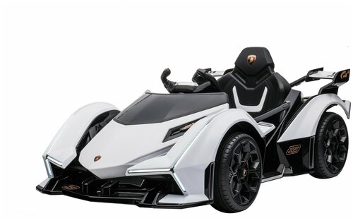 Harley Bella Детский электромобиль Lamborghini V12 Vision Gran Turismo 4WD 12V - HL528-LUX-WHITE