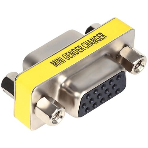 Адаптер переходник VGA 15F/15F для подключения телевизора монитора проектора