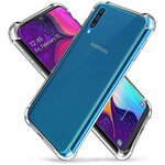 Противоударный силиконовый чехол для телефона Samsung Galaxy A50, A30S и A50S / Ударопрочный чехол на Самсунг Галакси А50, А30С и А50С / Прозрачный - изображение