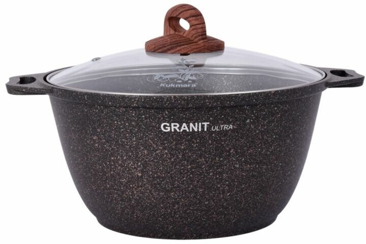 Кастрюля Kukmara кго32а Granit ultra original 3л