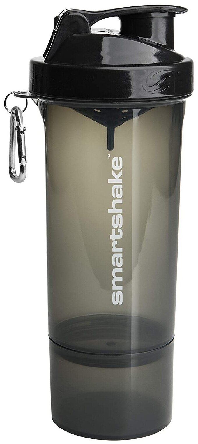 Шейкер SmartShake SLIM 500ml - 2% BLACK
