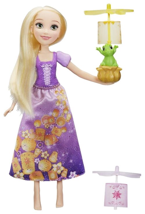 Кукла Hasbro Disney Princess Рапунцель и фонарики, 28 см, C1291 фиолетовый