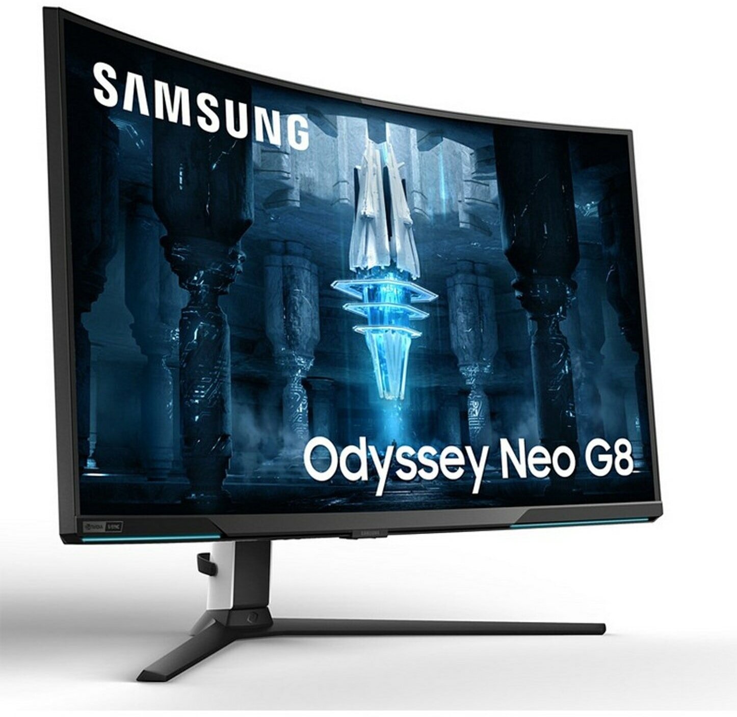 Монитор 32" Samsung Odyssey Neo G8 S32BG852NI, 3840х2160, 240 Гц, VA, черный (ls32bg852nixci) - фото №16