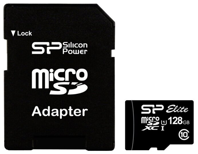 Память microSD 128Gb Silicon Power SP128GbSTXBU1V10SP .