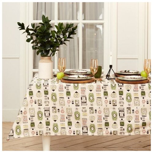 Скатерть 110x149 см Прямоугольная Саржа 2445₽