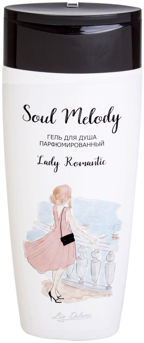 Гель для душа Liv Delano Soul melody Lady romantic, 250 мл, 250 г